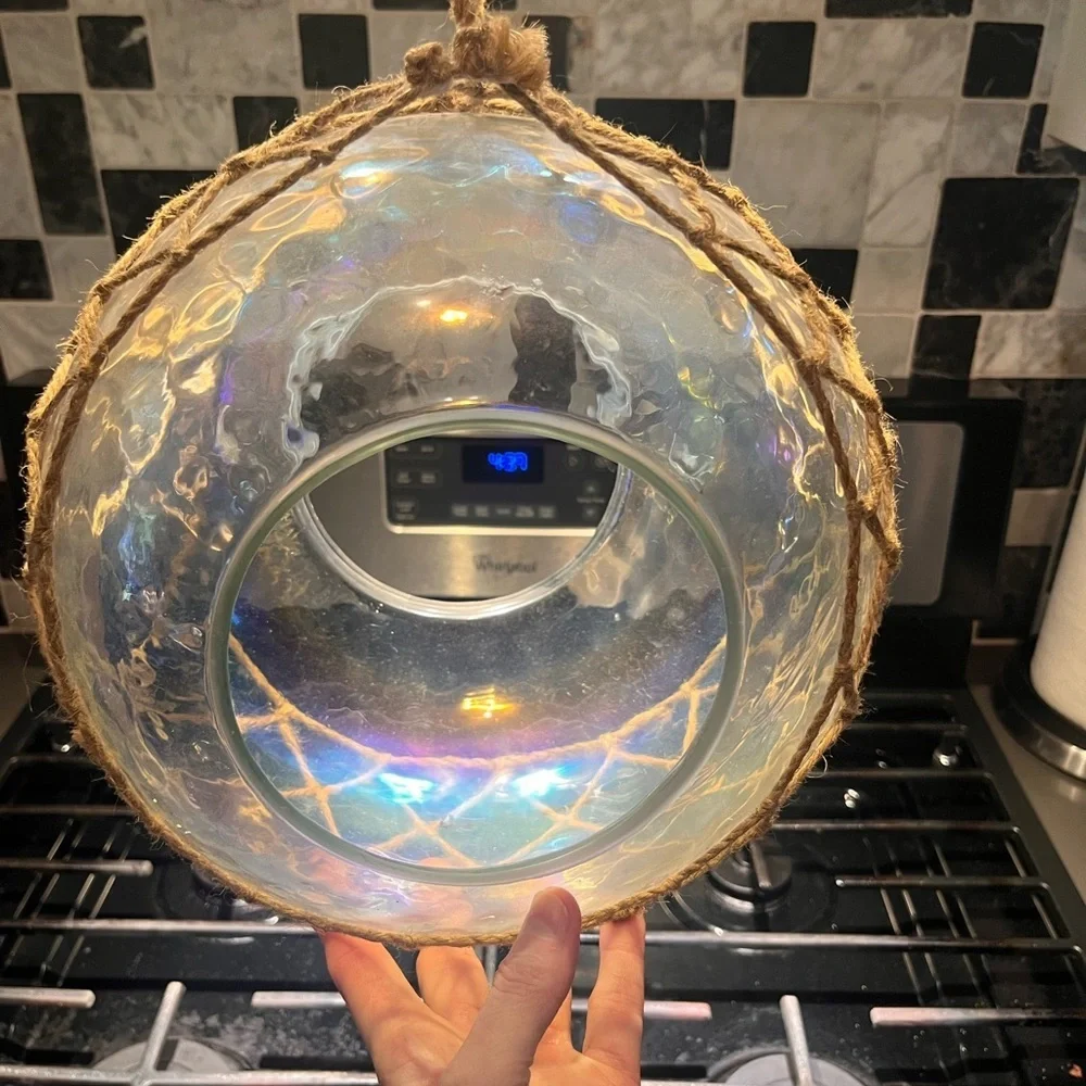Glass Bird Feeder